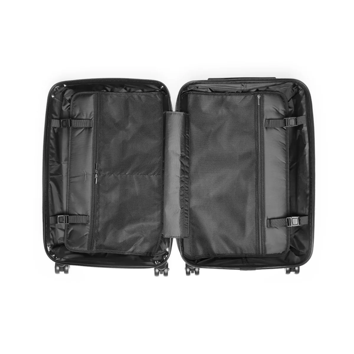 ABSTRACT Teal Suitcase Carry-on Suitcase Sci-fi Futuristic Luggage Hard Shell Travel Suitcase in 3 Sizes | D20177