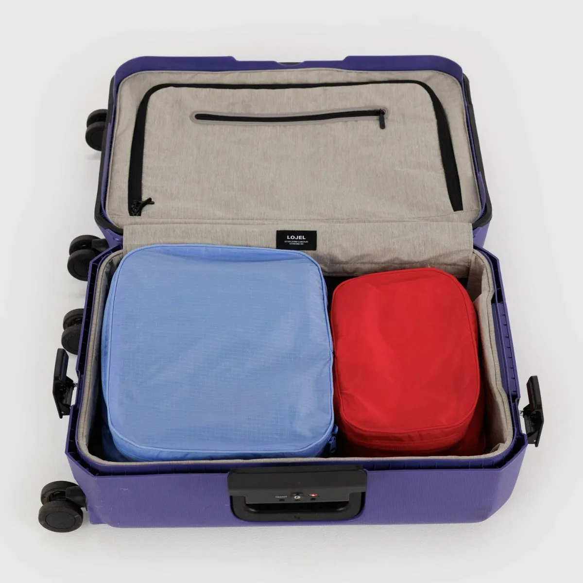 Baggu Packing Cube Set in Cornflower Red Mix