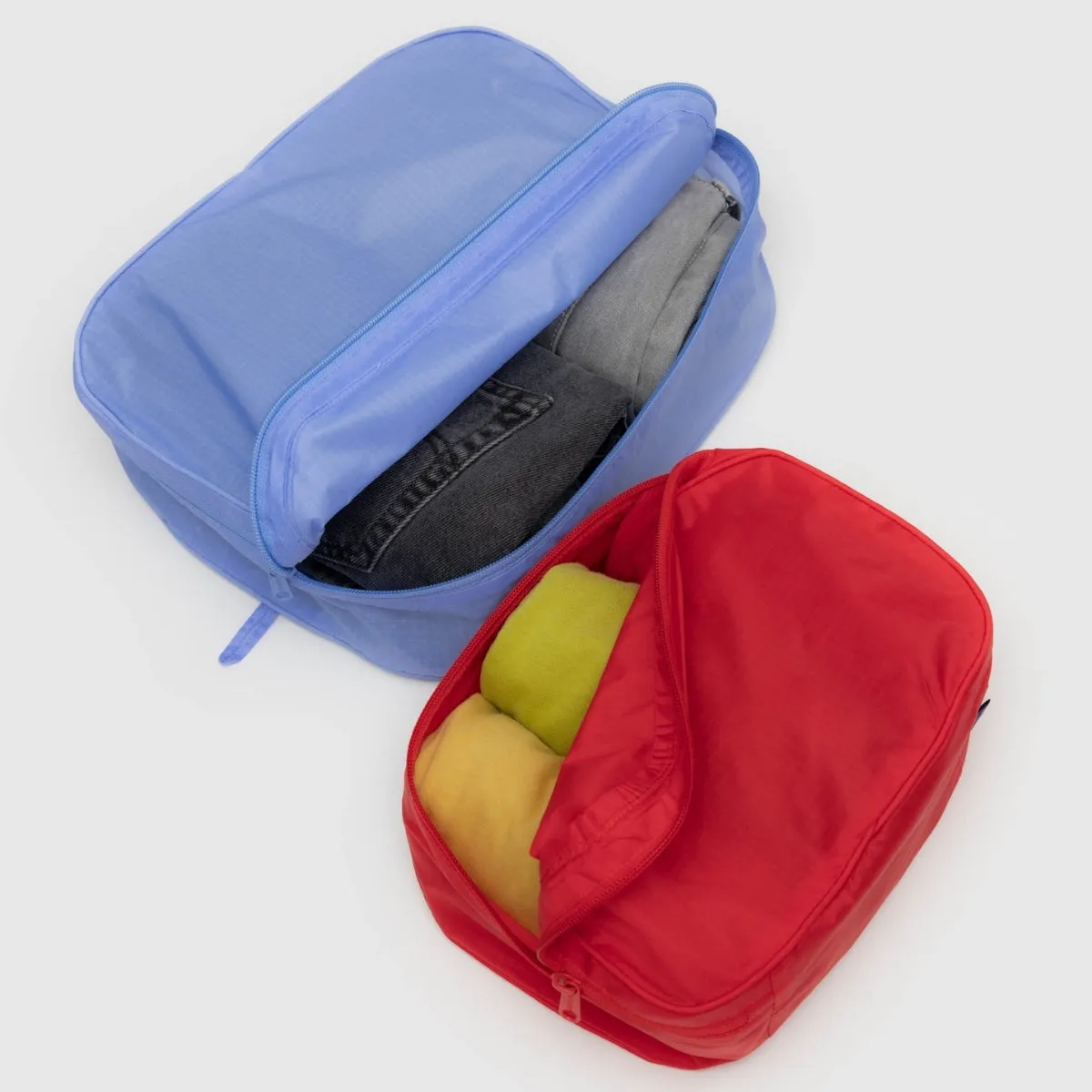 Baggu Packing Cube Set in Cornflower Red Mix