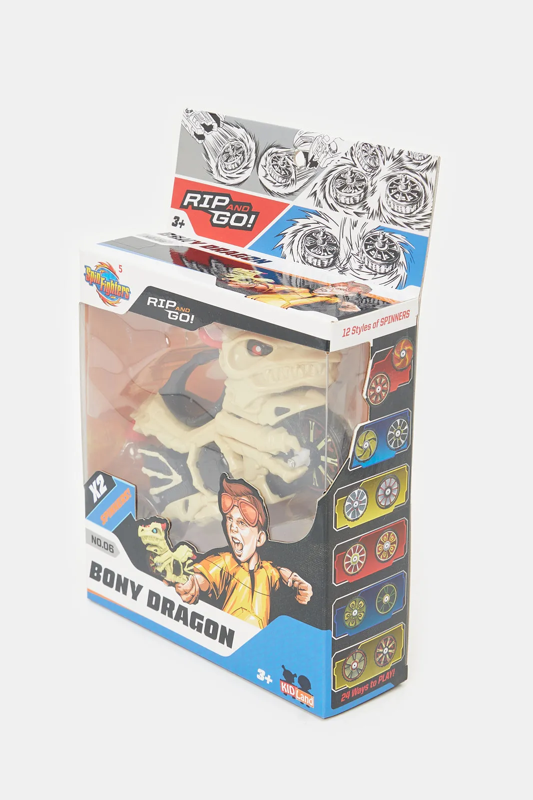Boys Spin Fighters Bony Dragon - Single Pack