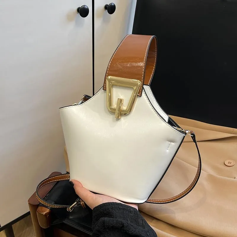 Bucket Bags for Women Top Handle Bag Cross Body Handbag Vegan Leather Shoulder Hobo Tote Bag Trendy Crossbody Purse