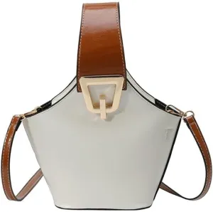 Bucket Bags for Women Top Handle Bag Cross Body Handbag Vegan Leather Shoulder Hobo Tote Bag Trendy Crossbody Purse