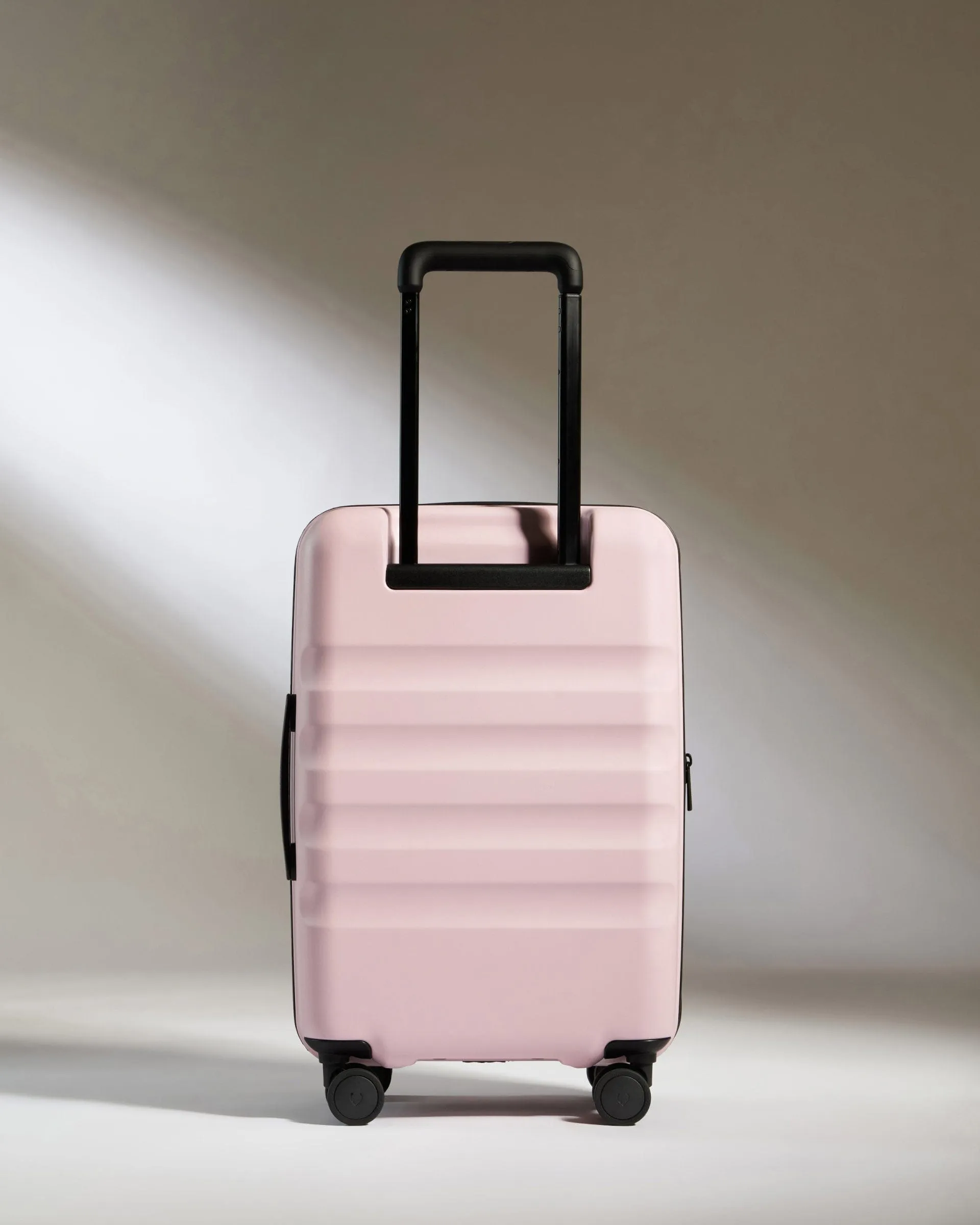 Expandable Cabin Suitcase in Moorland Pink - Icon Stripe