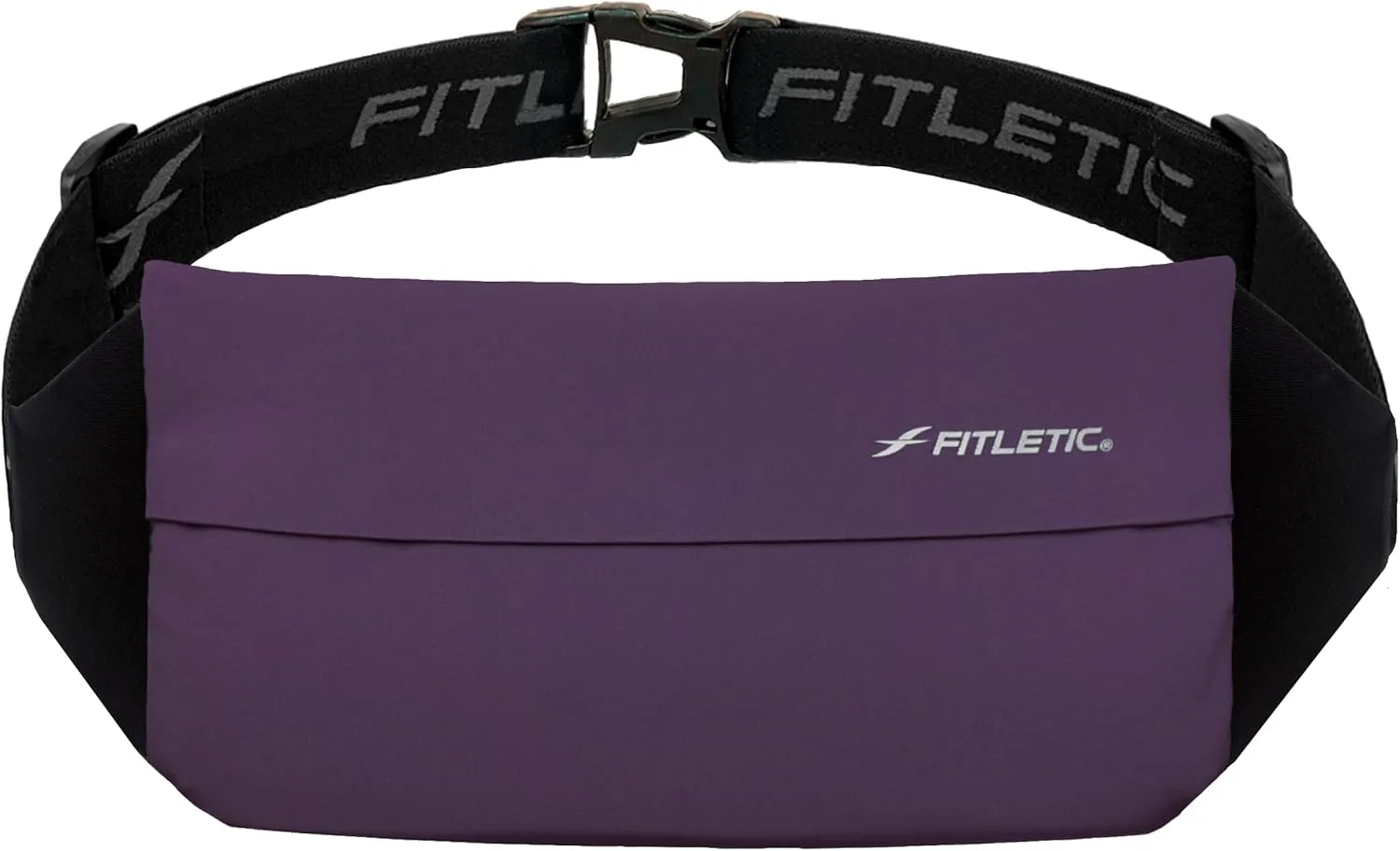 Fitletic Zipless Running Belt, Waist Pack for Women & Men Easy-Access Travel Pouch Workout Bag with Grippers No-Bounce Sport Fanny Pack Phone Holder for iPhone 13, 12 Pro Max, Galaxy S21, Pixel 6