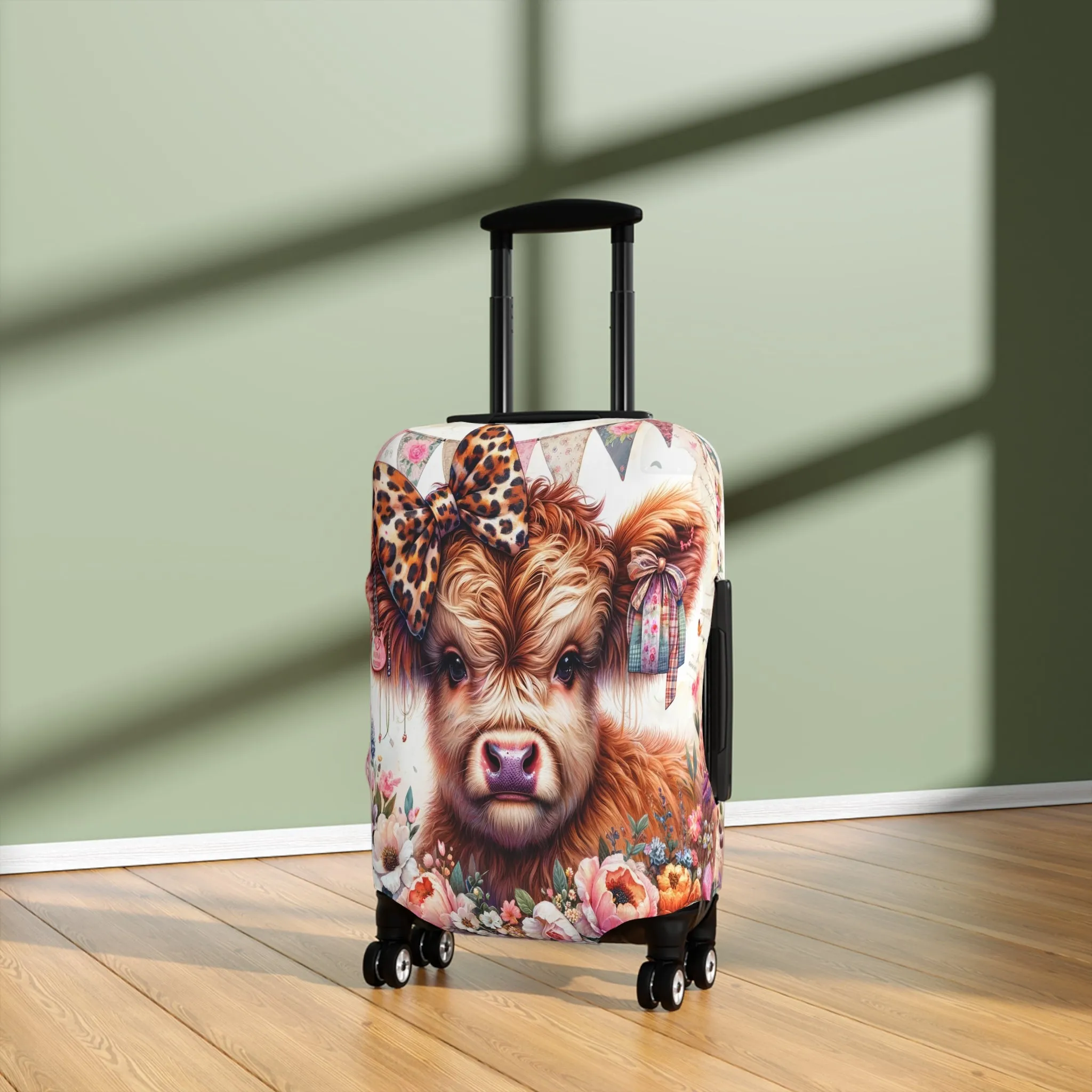 Luggage Cover, Highland Cow, awd-5008