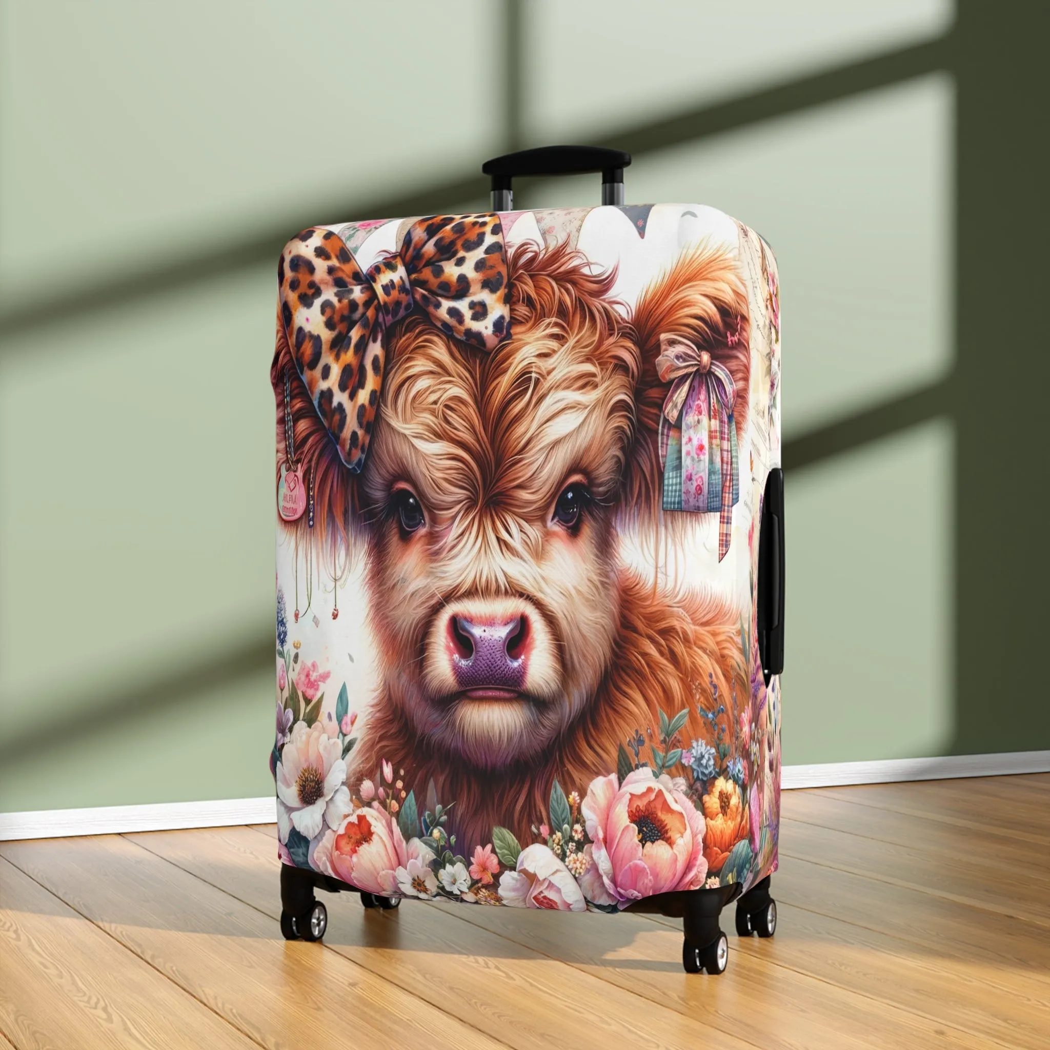 Luggage Cover, Highland Cow, awd-5008