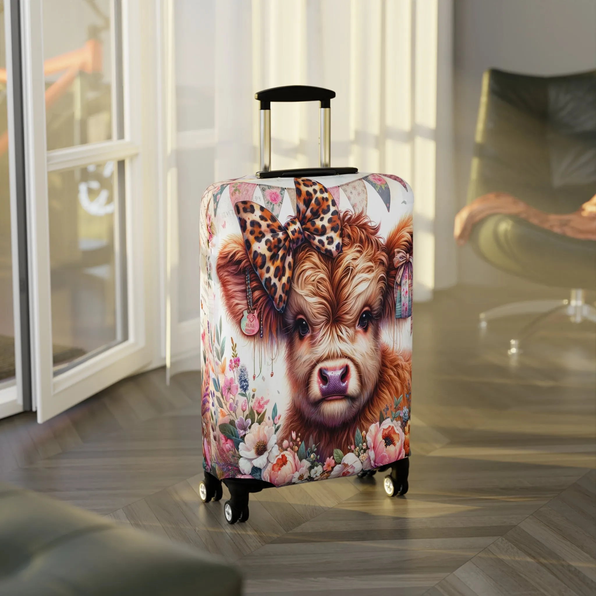 Luggage Cover, Highland Cow, awd-5008