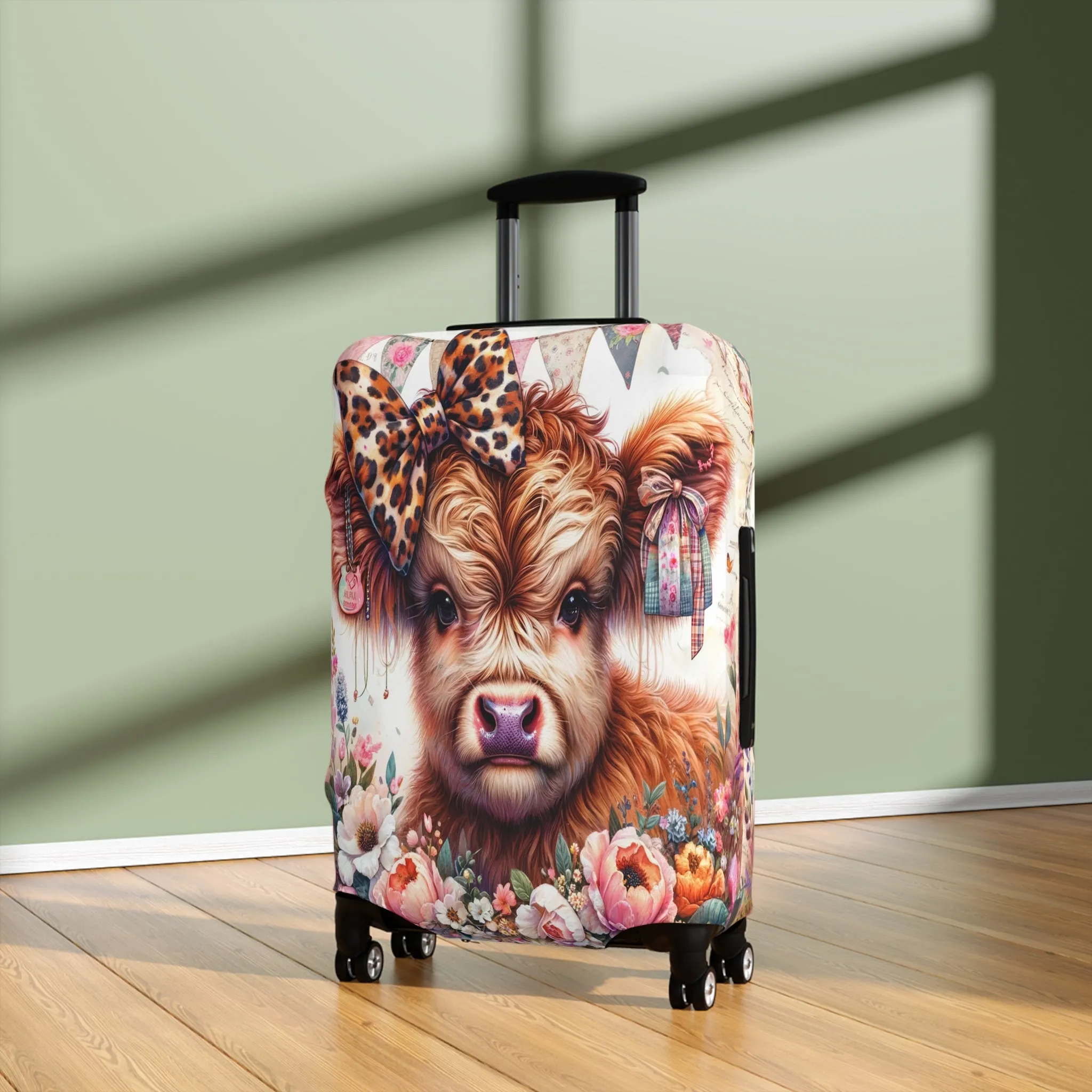 Luggage Cover, Highland Cow, awd-5008