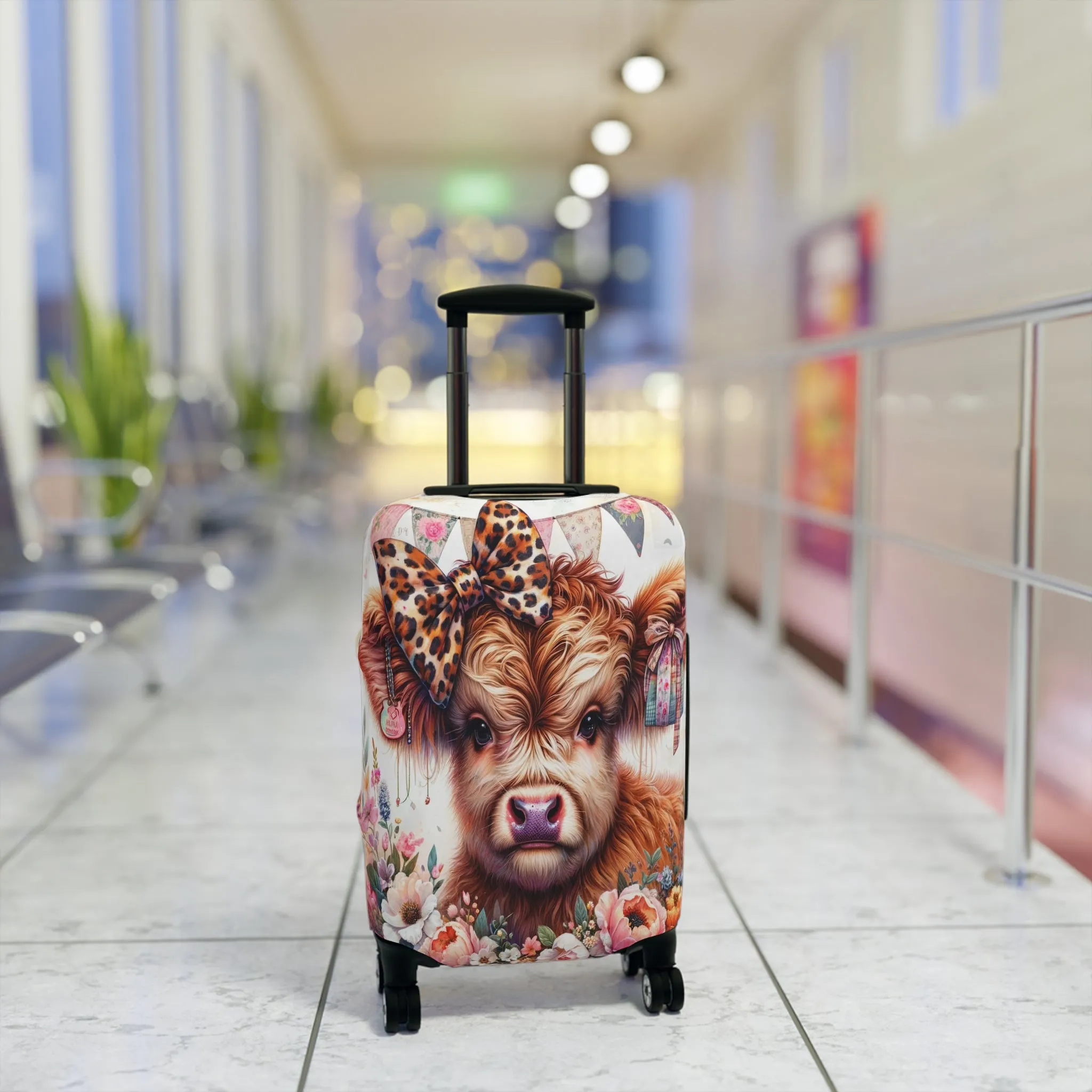 Luggage Cover, Highland Cow, awd-5008