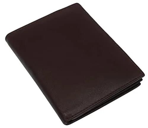Marshal Bifold Genuine Leather RFID Blocking Wallet For Men Card Slots, 2 Bill Compartments, ID Windows, Money,