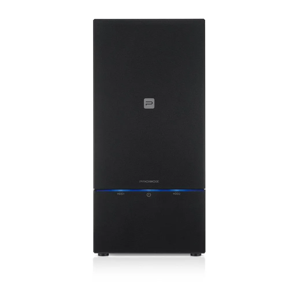 Mediasonic ProRaid USB 3.1 10Gbps 2 Bay 2.5" & 3.5" SATA Hard Drive Enclosure - USB 3.1 Gen 2 10Gbps / USB-C/USB Type C (HUR5-SU31C)