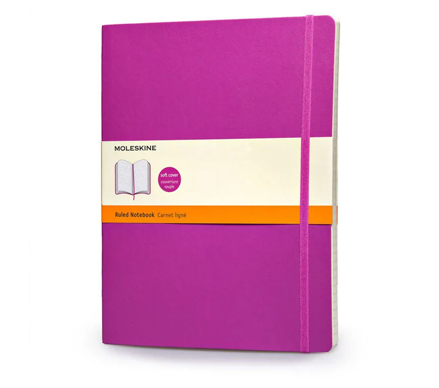 Moleskine Coloured Ruled Notebook - Extra Large - Soft Cover