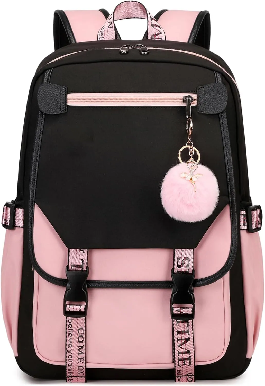 MOONBABY Girls Backpack School Bookbag for Teens Large Capacity Aesthetics Bags for Middle High School