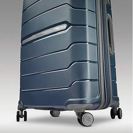 Optima Zenith Hardside Expandable with Double Spinner Wheels, Carry-On 20inch(Blue)