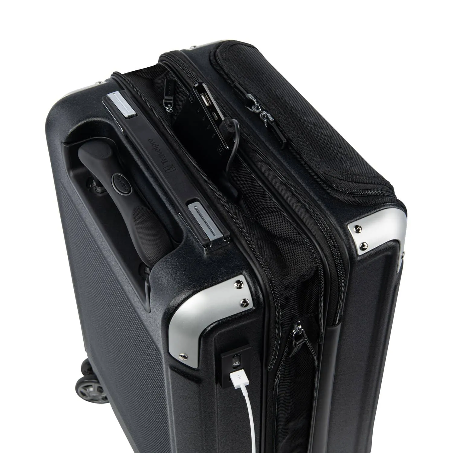 Platinum Elite Compact Business Plus Carry-On Expandable Hardside Spinner