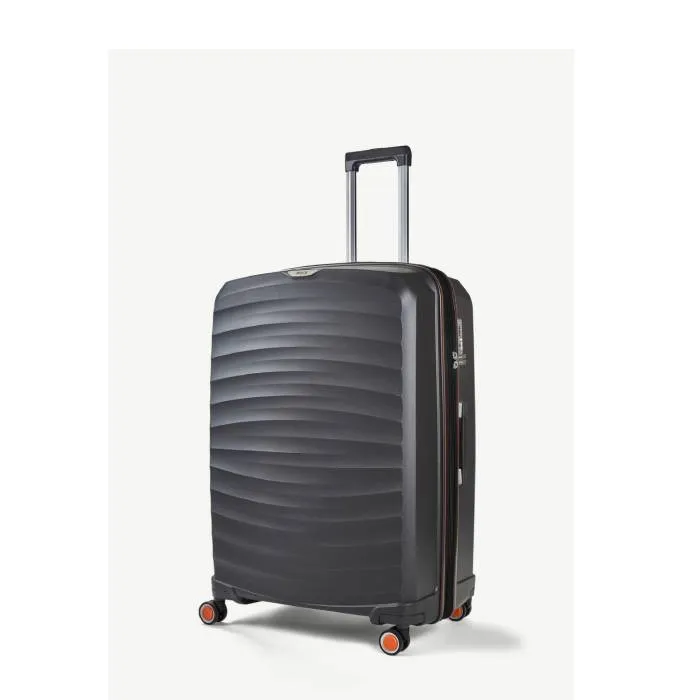 Rock Sunwave Expandable Spinner Large Suitcase 79cm - Charcoal