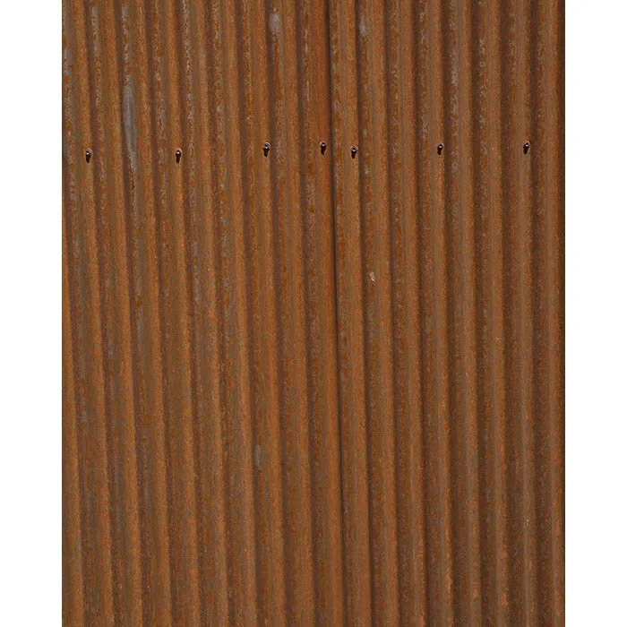 Rusted Steel Siding Plate Printed Backdrop