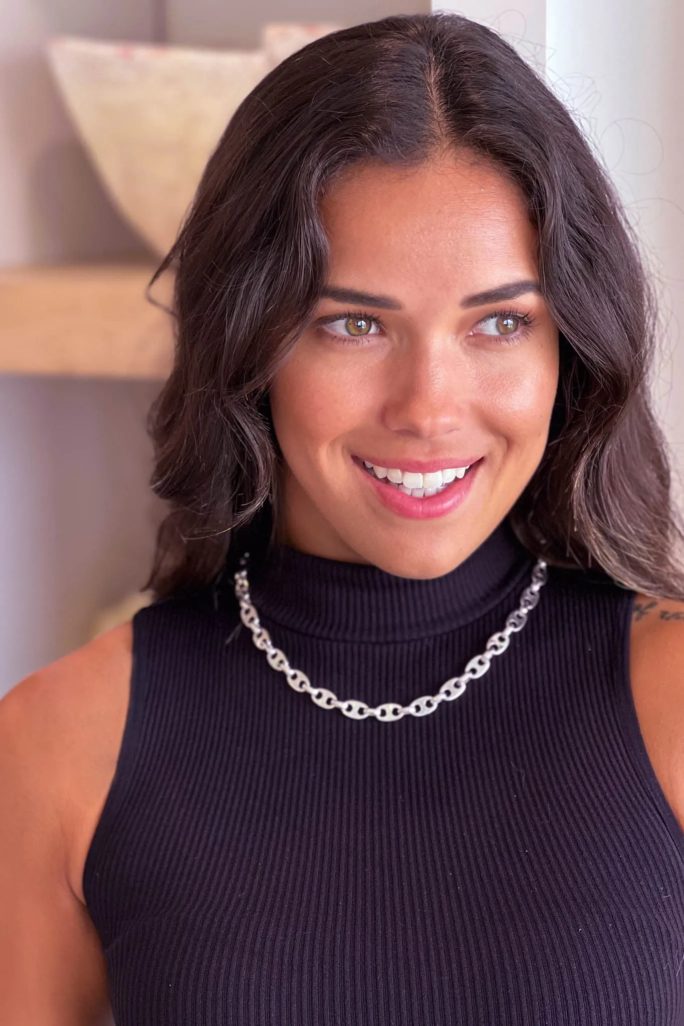 Silver Marina Chain Necklace