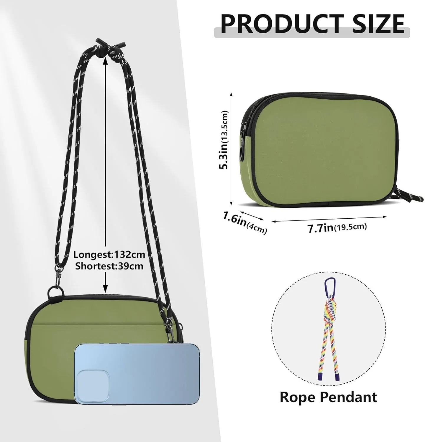 Small Crossbody Bag for Women Chocolate Brown Small Phone Purses Shoulder Sling Bag Handbags