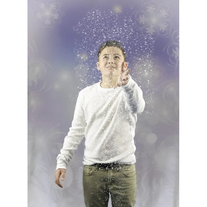 Tranquil Snowflake Printed Backdrop