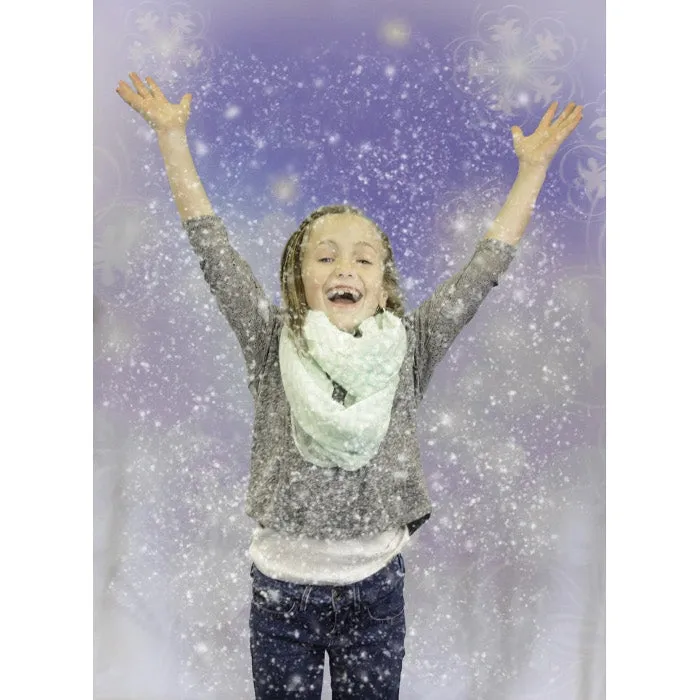 Tranquil Snowflake Printed Backdrop