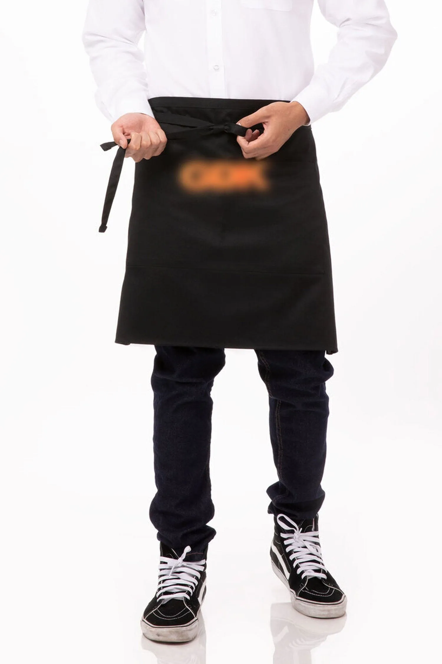 Unisex Mid Length Embroidered Apron