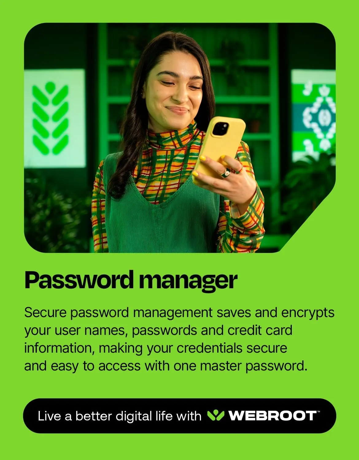 Webroot Internet Security Plus | Antivirus Software 2025 | 3 Device | 1 Year Keycard for PC/Mac/Chromebook/Android/IOS   Password Manager | Packaged Version