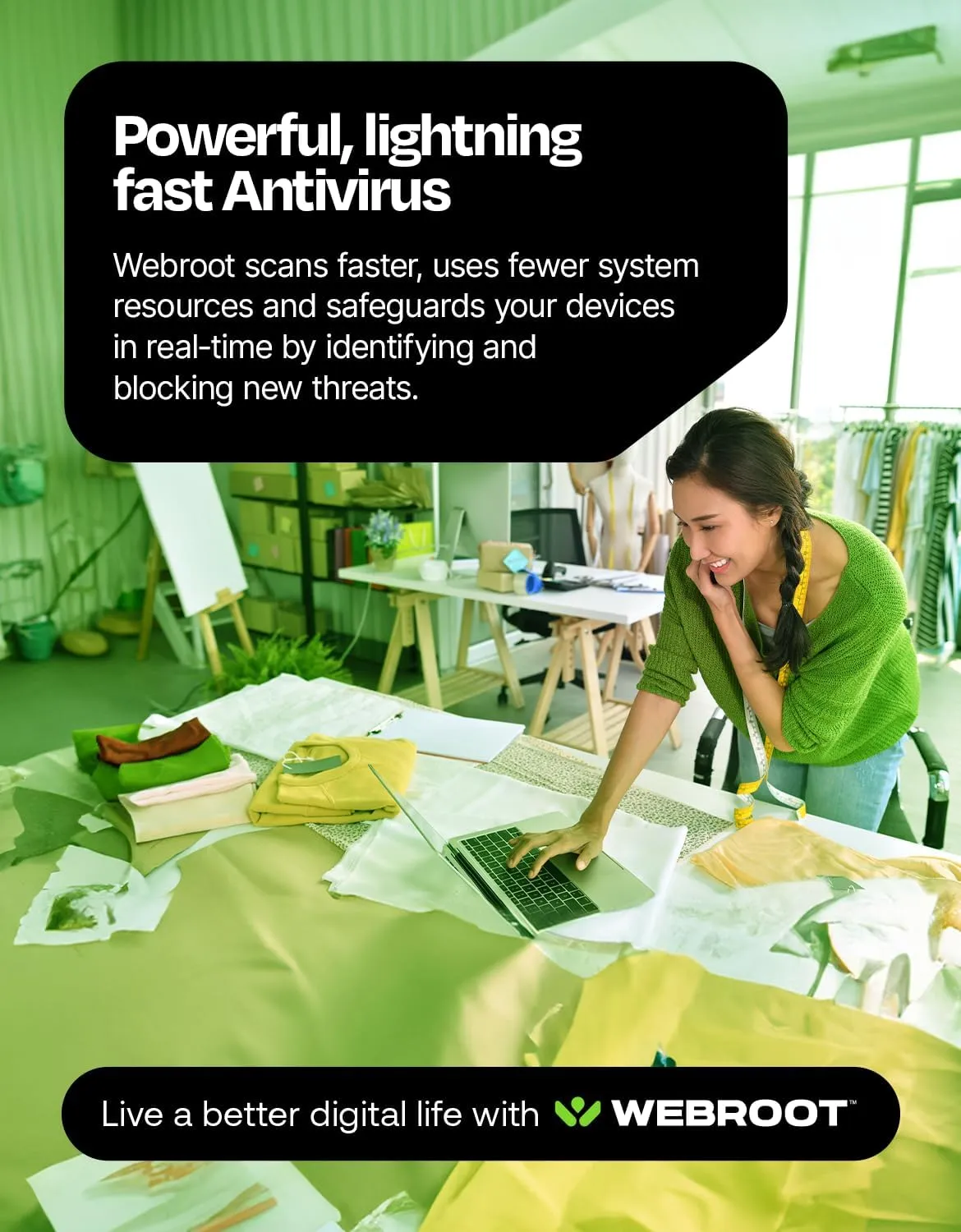 Webroot Internet Security Plus | Antivirus Software 2025 | 3 Device | 1 Year Keycard for PC/Mac/Chromebook/Android/IOS   Password Manager | Packaged Version