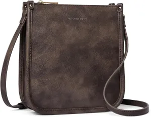 WESTBRONCO Crossbody Bag for Women Vegan Leather Wallet Purses Satchel Shoulder Bags Small Size